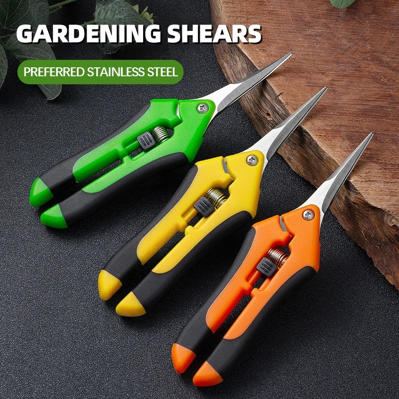 Bonsai Garden Indoor - 7-Inch Pruner Scissors for Plant Trimming