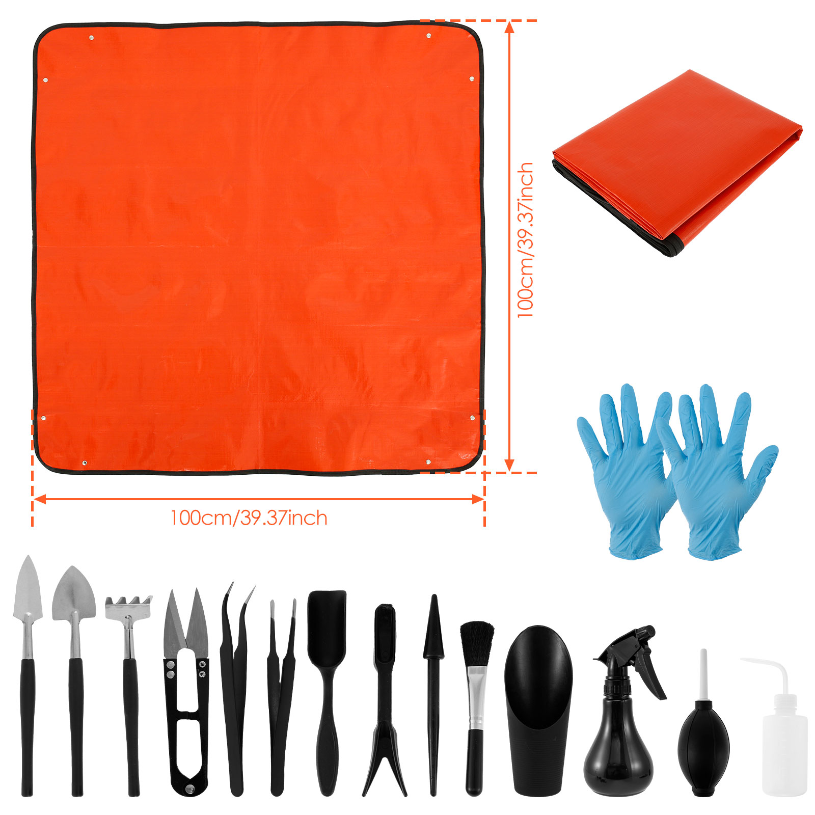 13/16Pcs Garden Succulent Plan - Bonsai Repotting Mat recension och pris