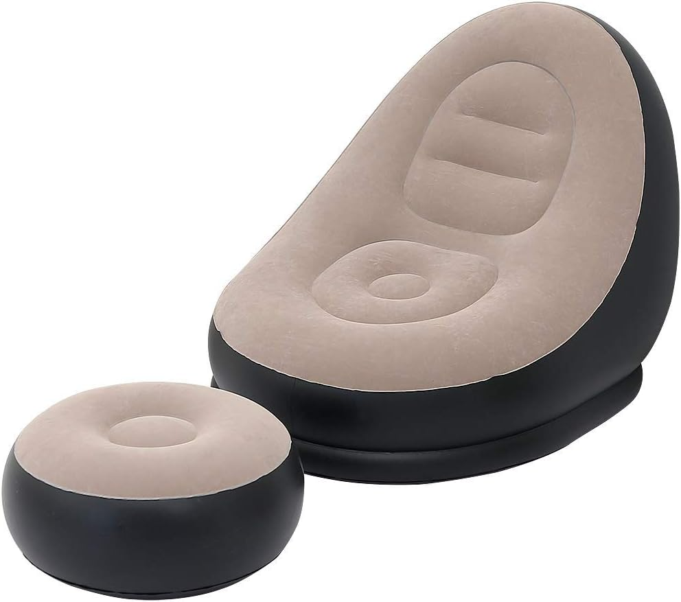 2Pcs Lazy Sofa Inflatable Chai - Bonsai Garden Bench recension och pris