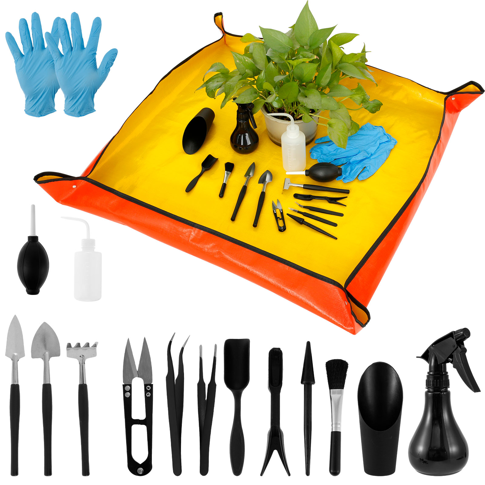 13/16Pcs Garden Succulent Plan - Bonsai Repotting Mat recension och pris