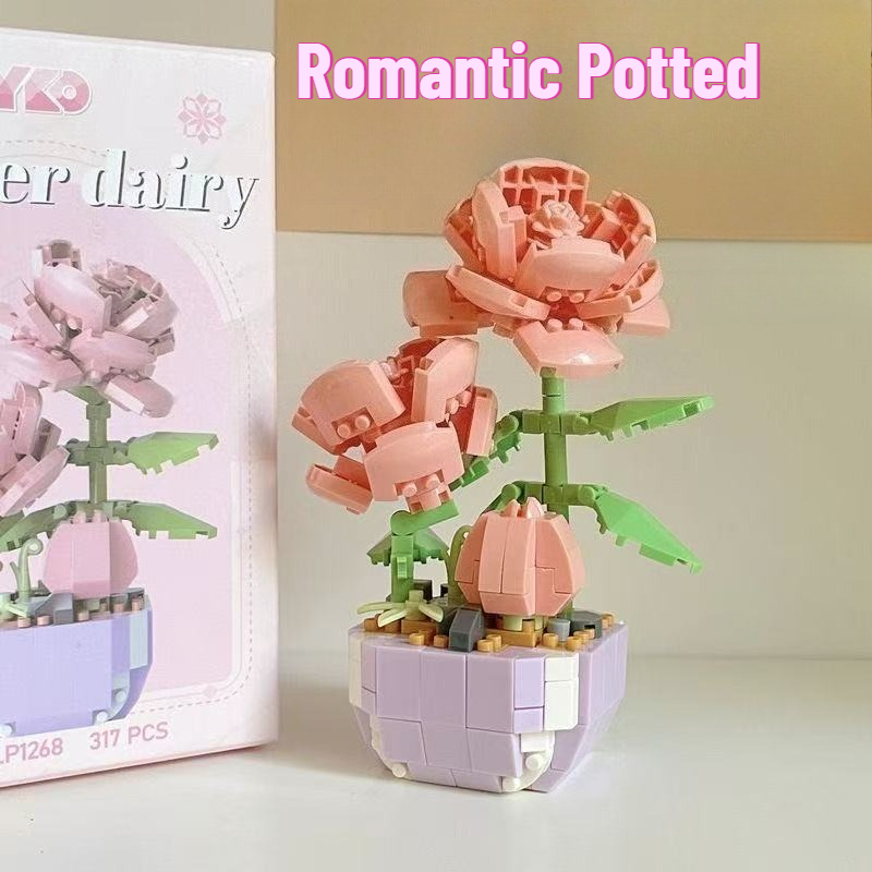 Mini Potted Flowers Building B - Bonsai Garden Lego Set recension och pris