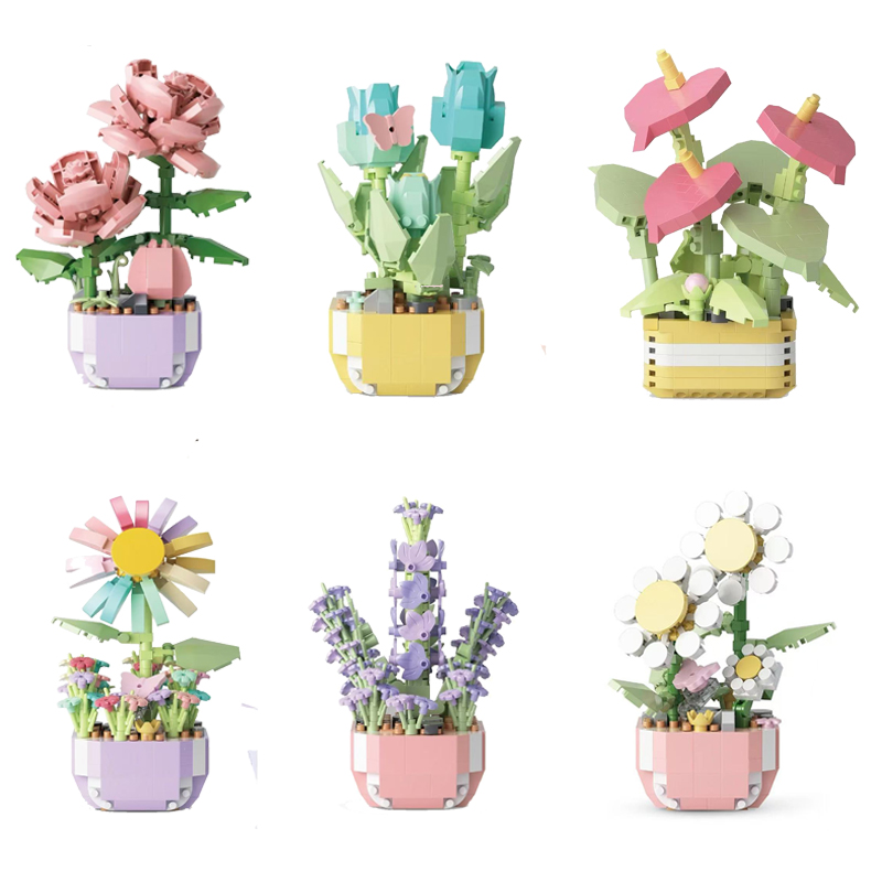 Mini Potted Flowers Building B - Bonsai Garden Lego Set recension och pris