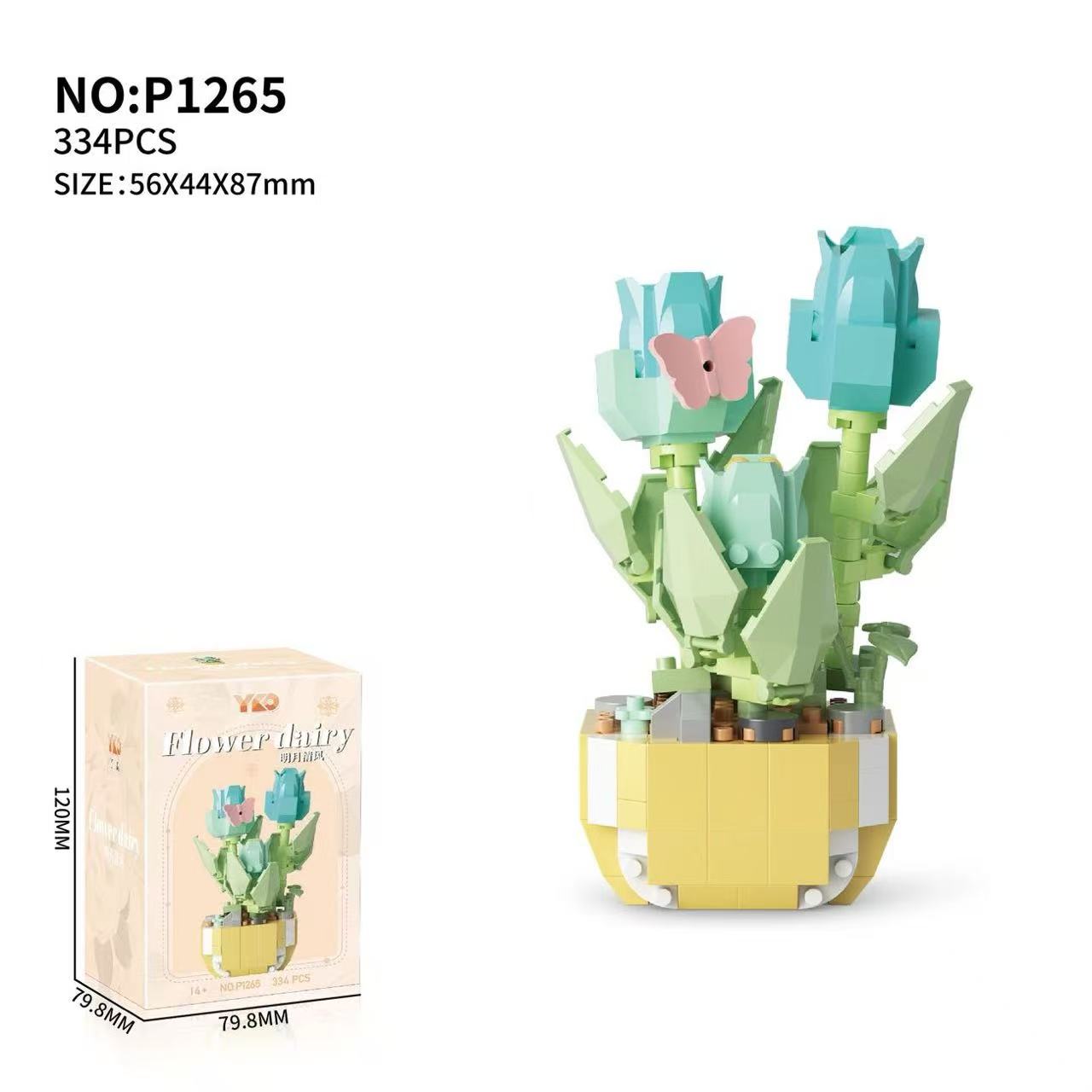 Mini Potted Flowers Building B - Bonsai Garden Lego Set recension och pris