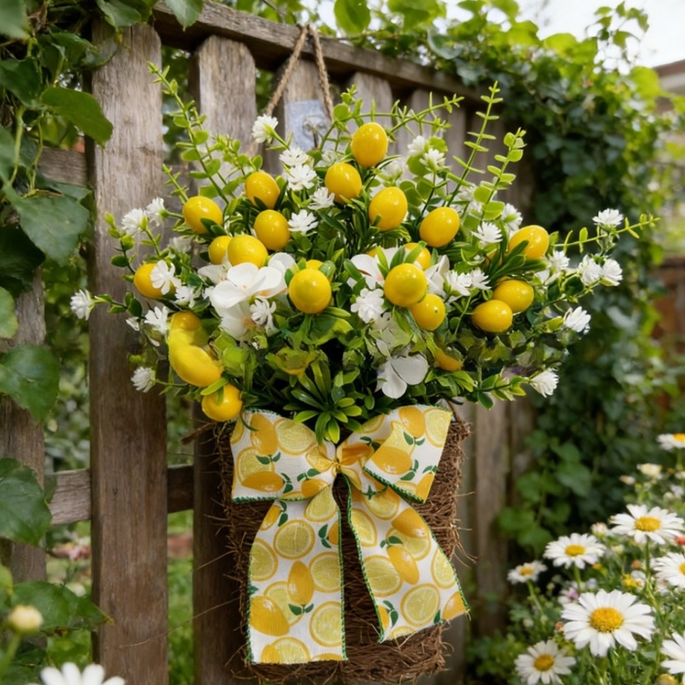 Artificial Lemon Hanging Baske - Bonsai Garden Wall recension och pris