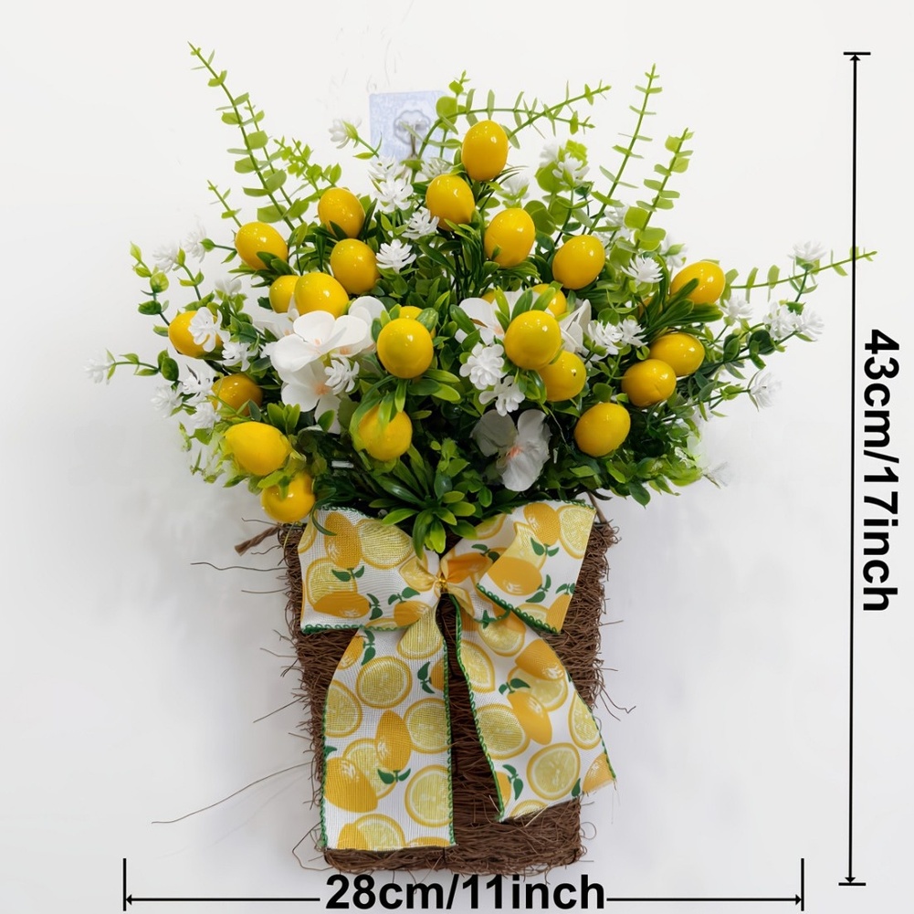 Artificial Lemon Hanging Baske - Bonsai Garden Wall recension och pris