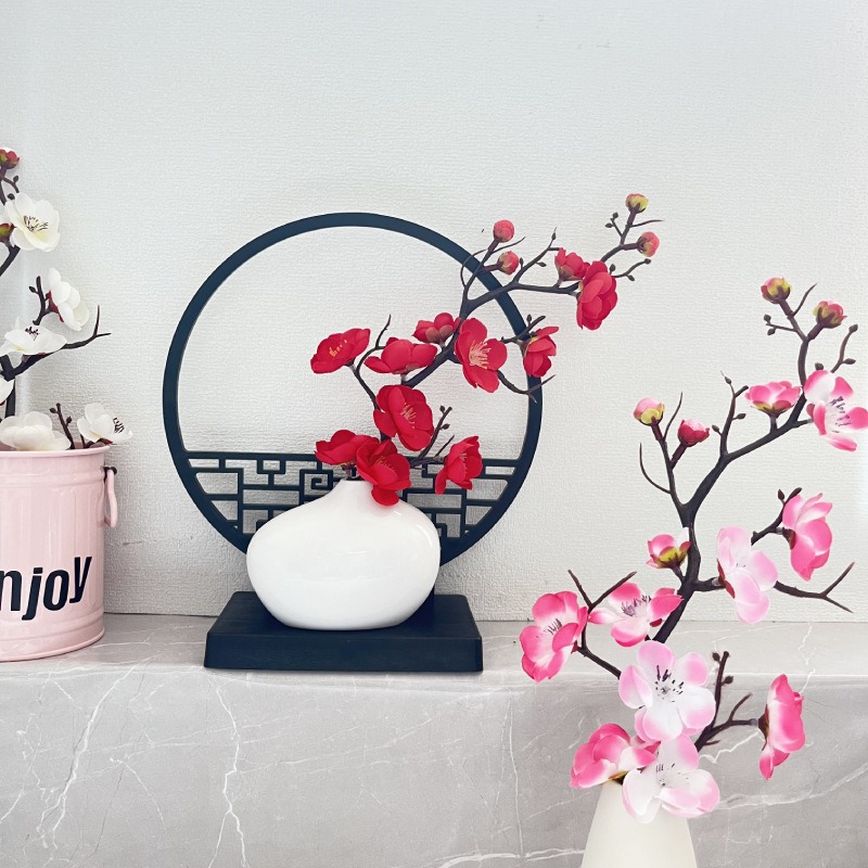 New Chinese Style Black Screen - Bonsai Garden Entrance recension och pris