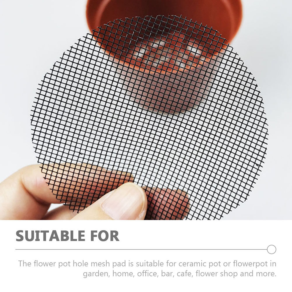 50Pcs Flower Pot Hole Mesh Pad - Bonsai Garden And Cafe recension och pris
