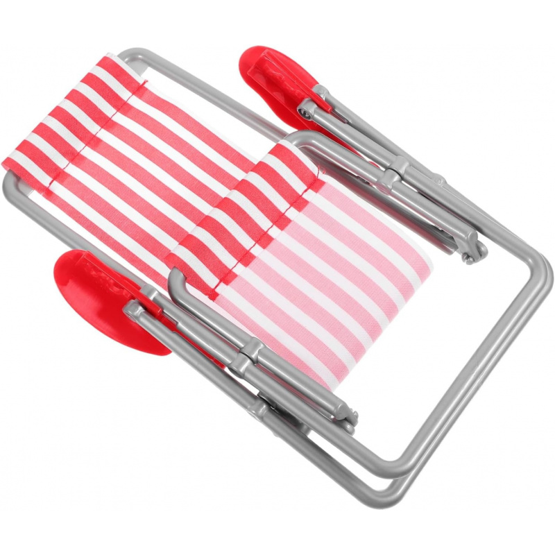 Mini Red Striped Folding Beach - Bonsai Garden Bench recension och pris