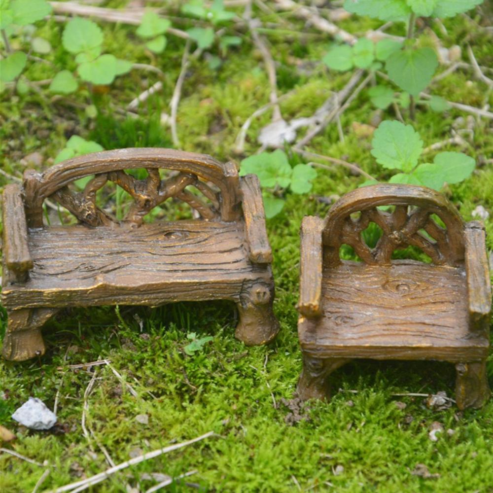 Mini Garden Ornament Miniature - Bonsai Garden Bench recension och pris