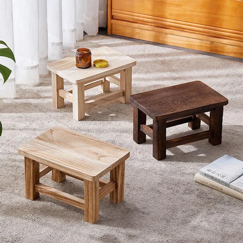 Solid Wood Stool Adult Shoe Ch - Bonsai Garden Bench recension och pris