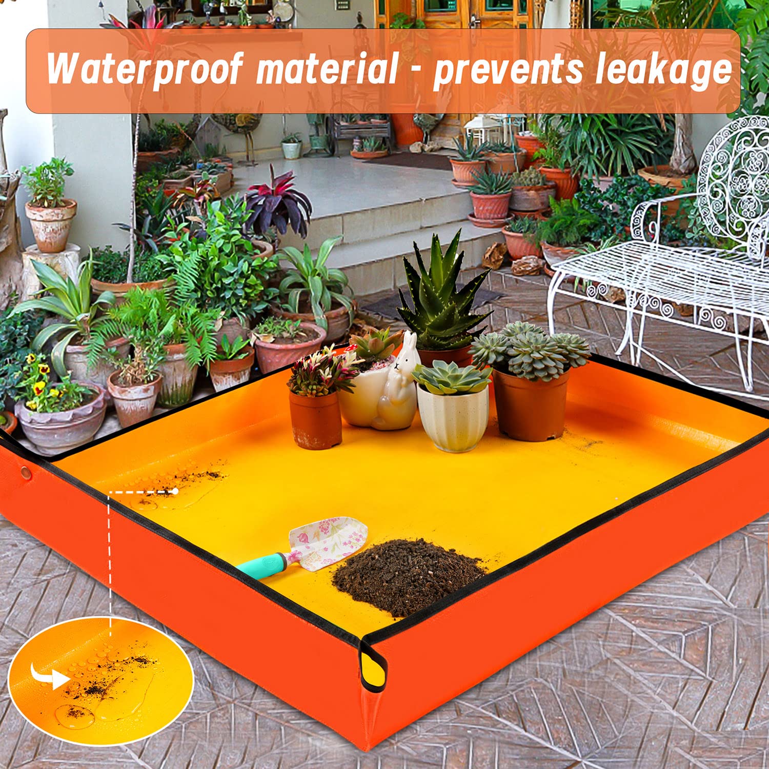 Waterproof Planting Mat PE Pla - Bonsai Repotting Mat recension och pris