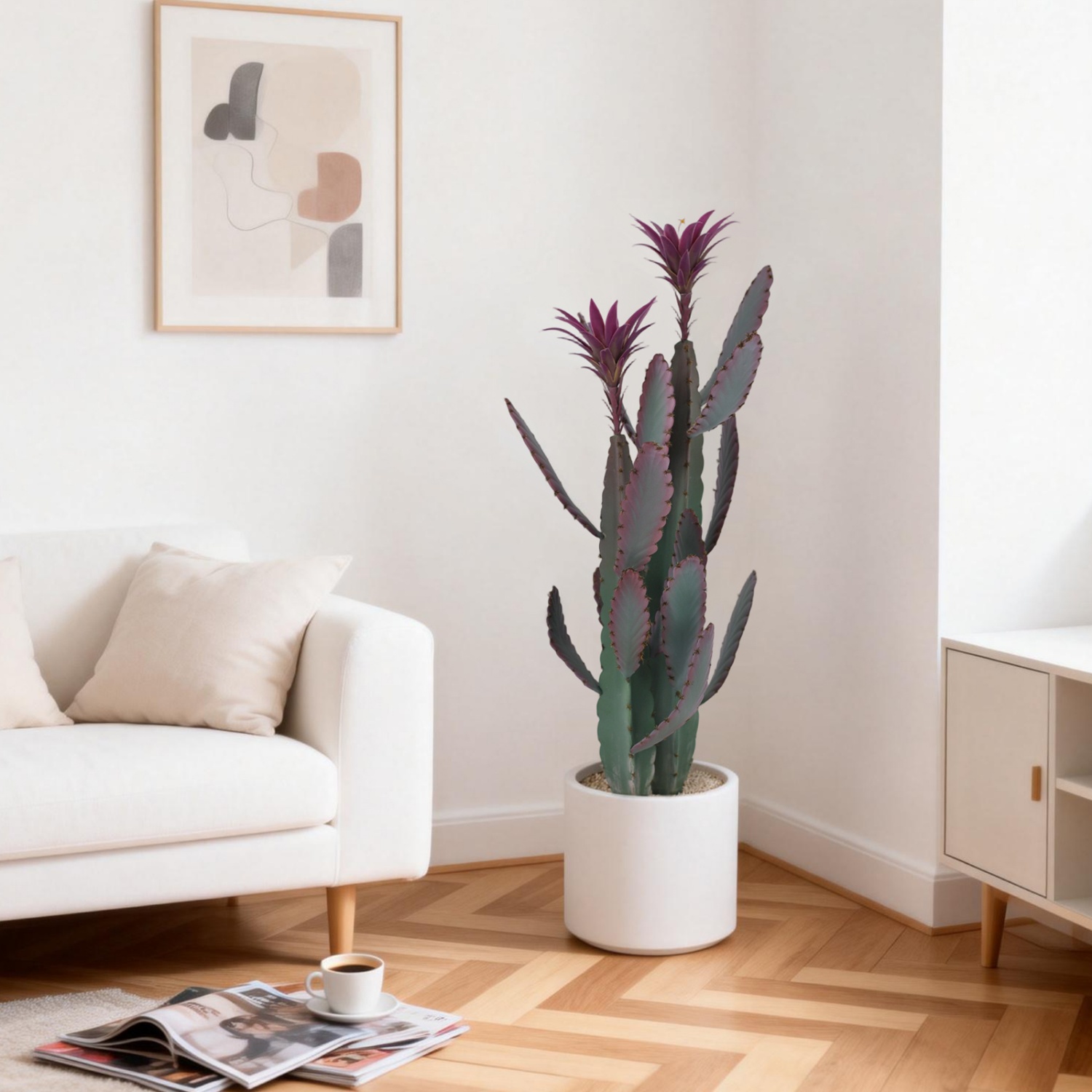 Tall Artificial Cactus Potted  - Bonsai Garden Indoor recension och pris