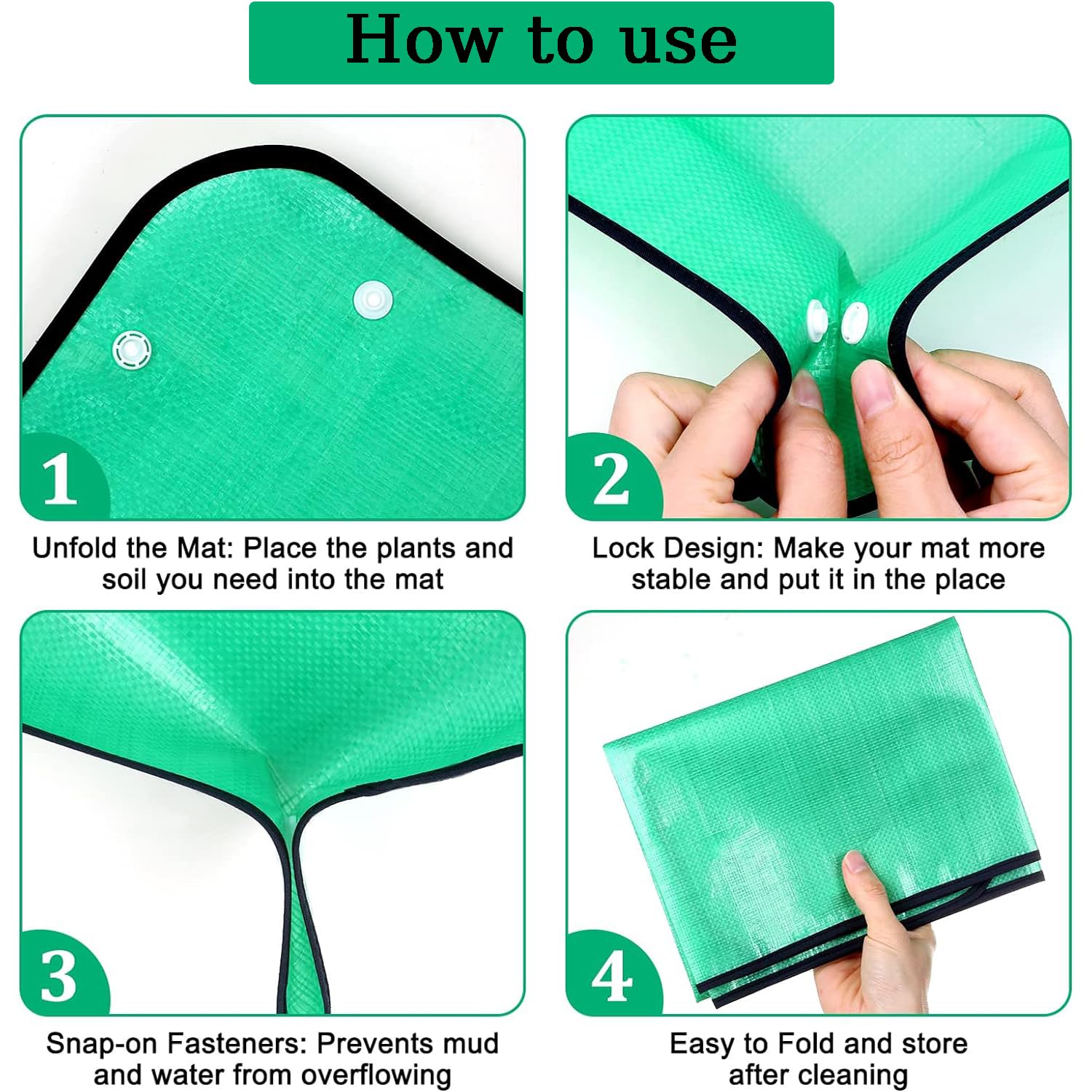 Waterproof Planting Mat PE Pla - Bonsai Repotting Mat recension och pris