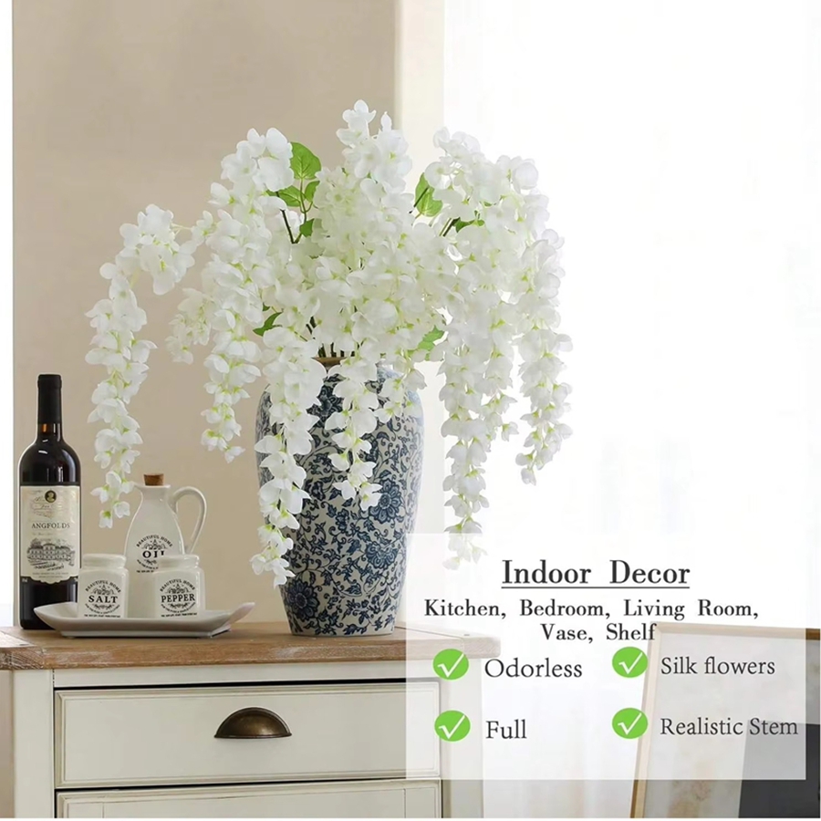 Artificial Flower Rattan Home  - Bonsai Garden Wall recension och pris