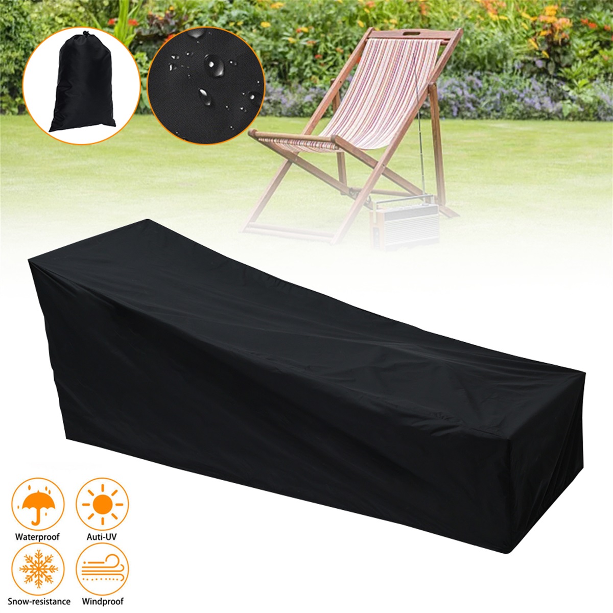 Outdoor Garden Sunbed Cover Su - Bonsai Garden Bench recension och pris