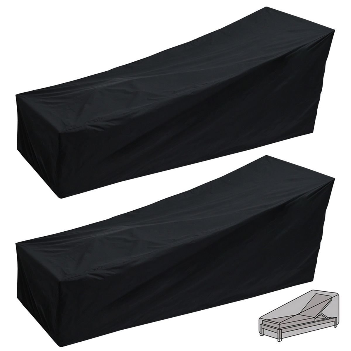 Outdoor Garden Sunbed Cover Su - Bonsai Garden Bench recension och pris