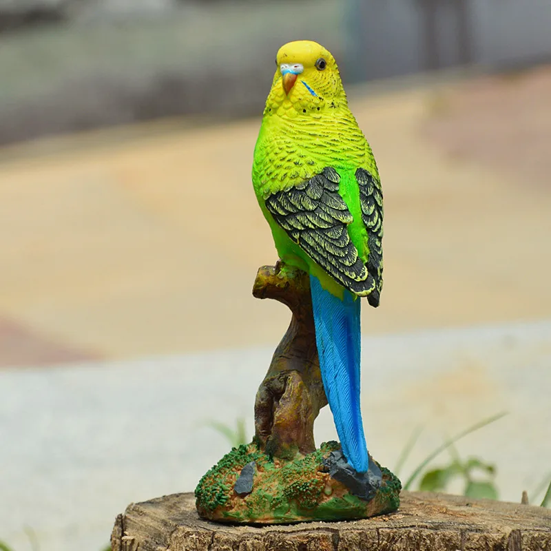 Resin Parrot Statue Ornament O - Bonsai Garden Wall recension och pris