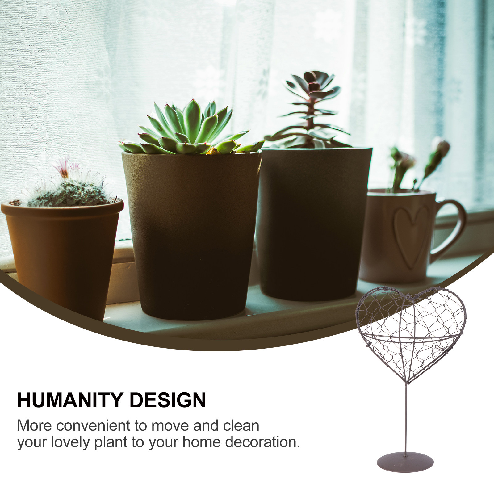 Iron Flower Frame Retro Three- - Bonsai Garden Wall recension och pris