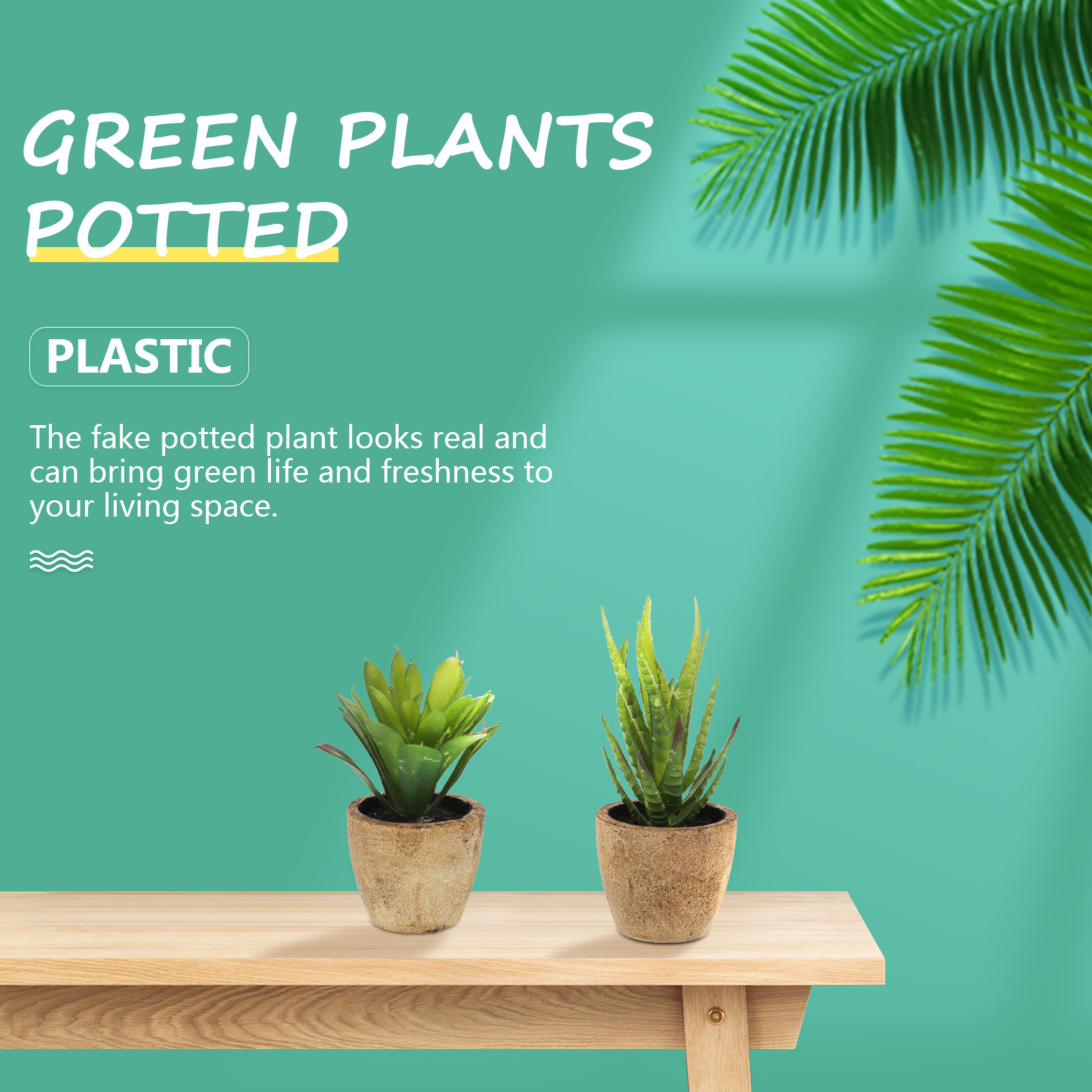 4Pcs Simulation Succulent Bons - Bonsai Garden And Cafe recension och pris