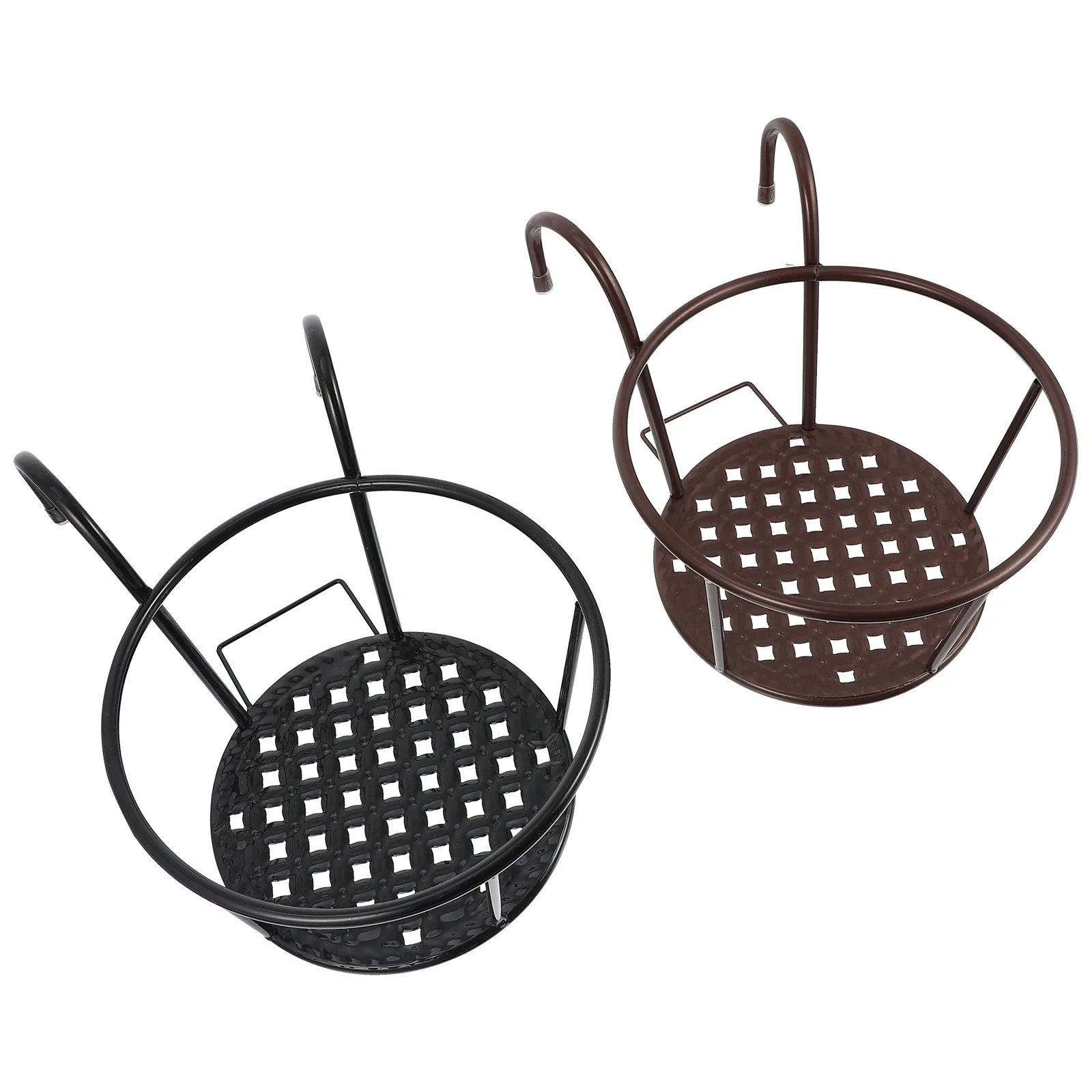 2 Pcs Iron Flower Pot Stand Wa - Bonsai Garden Wall recension och pris
