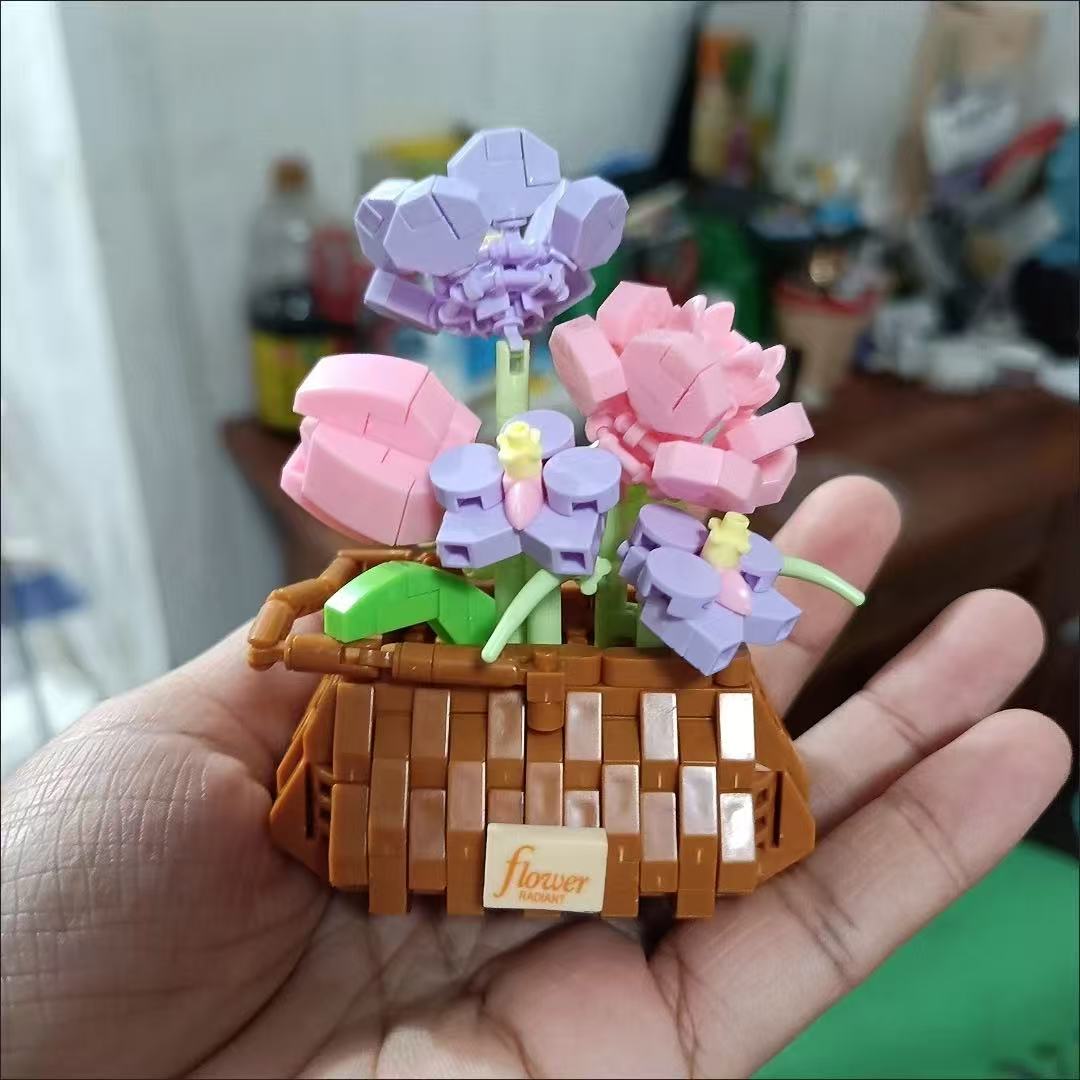 DIY Potted Rose Sunflower Plan - Bonsai Garden Lego Set recension och pris