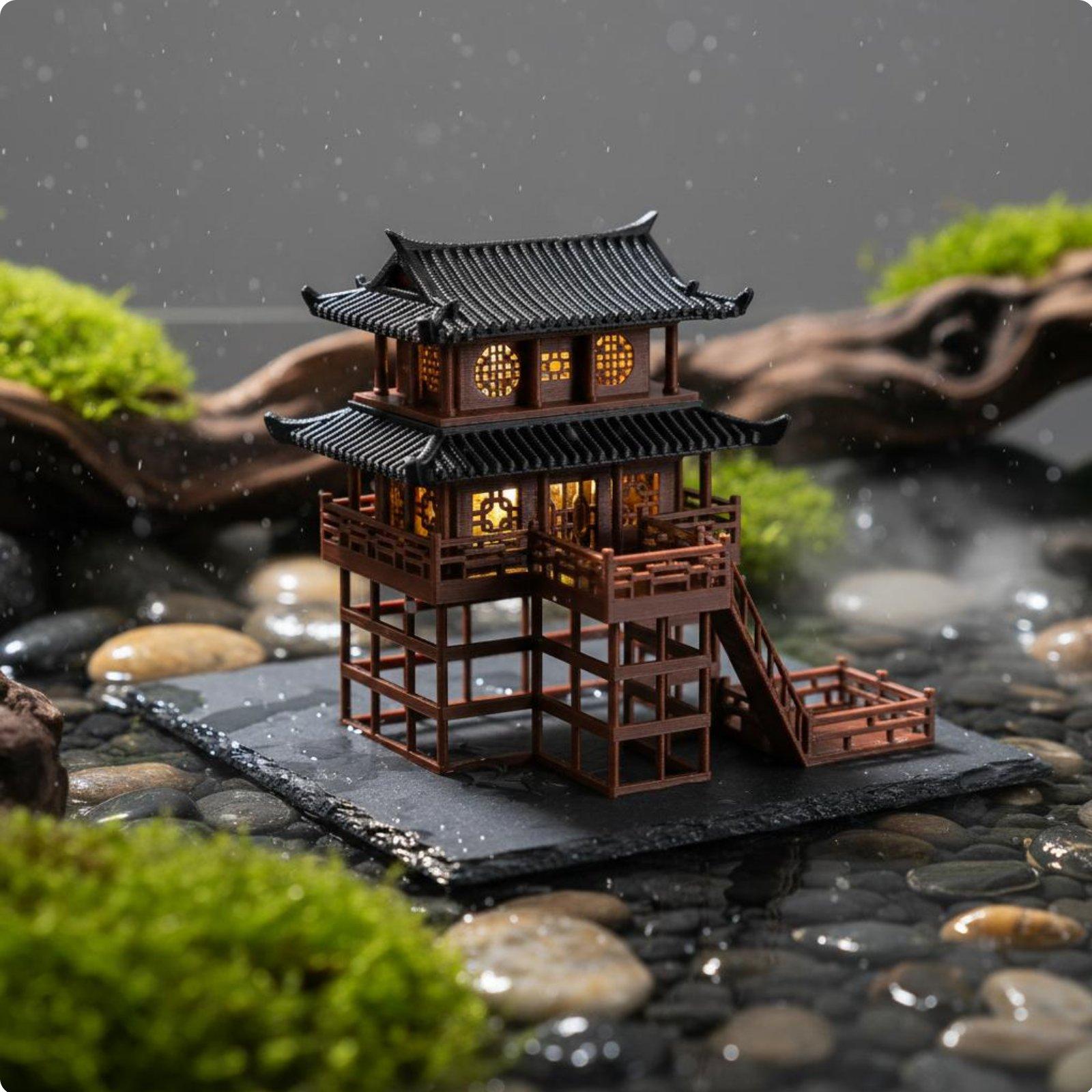 Bonsai House Tabletop Plastic  - Bonsai Garden Usa recension och pris