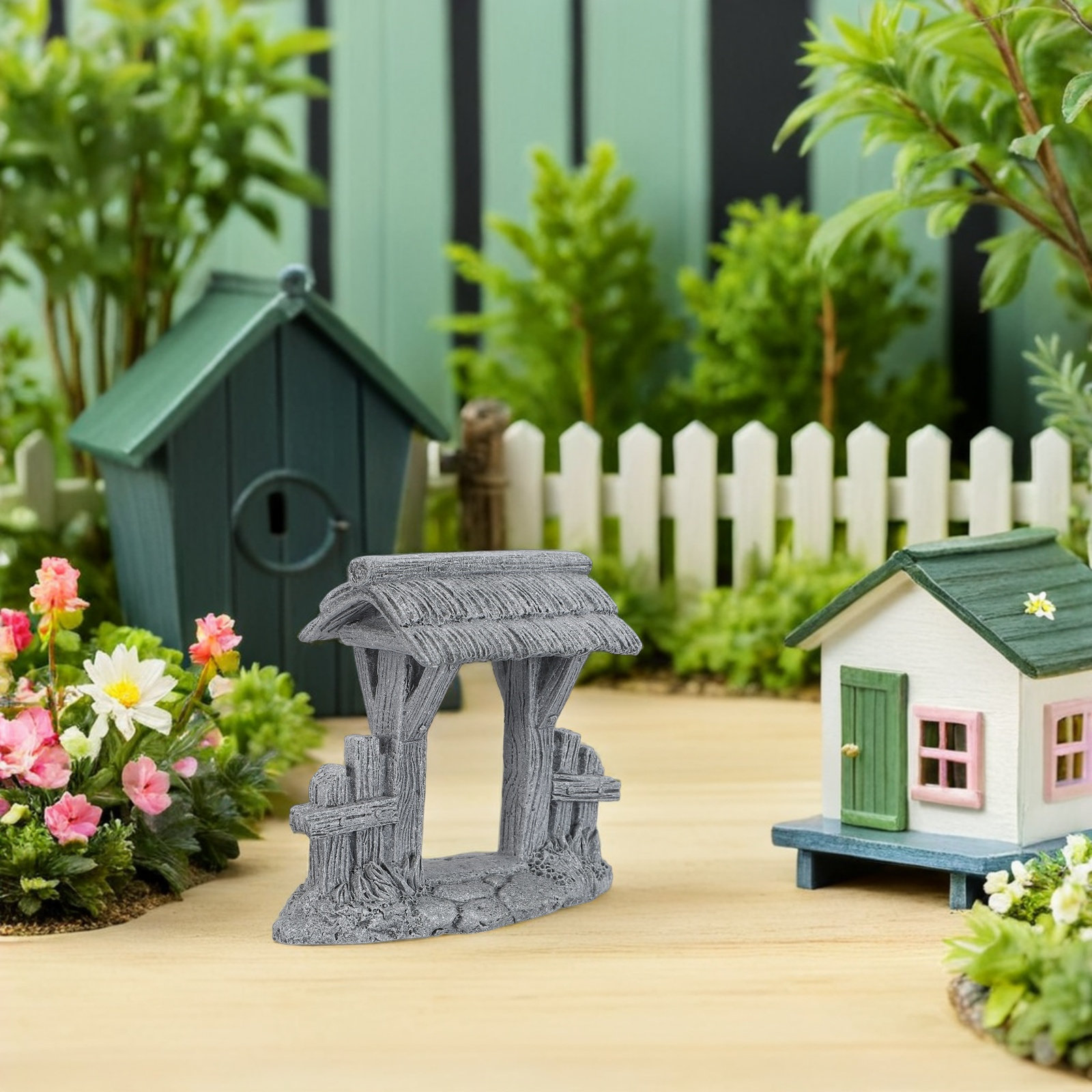 Mini Chinese Gate Bonsai Ornam - Bonsai Garden Entrance recension och pris